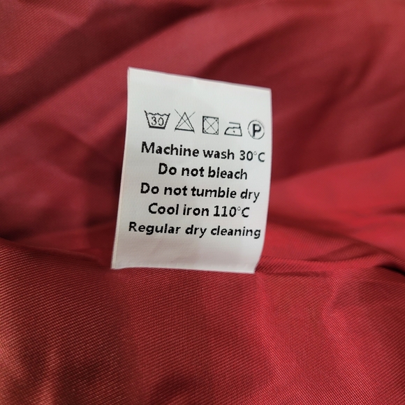 AGNES Orinda Dress Coat Burgundy/ Wine 2X - Picture 9 of 11